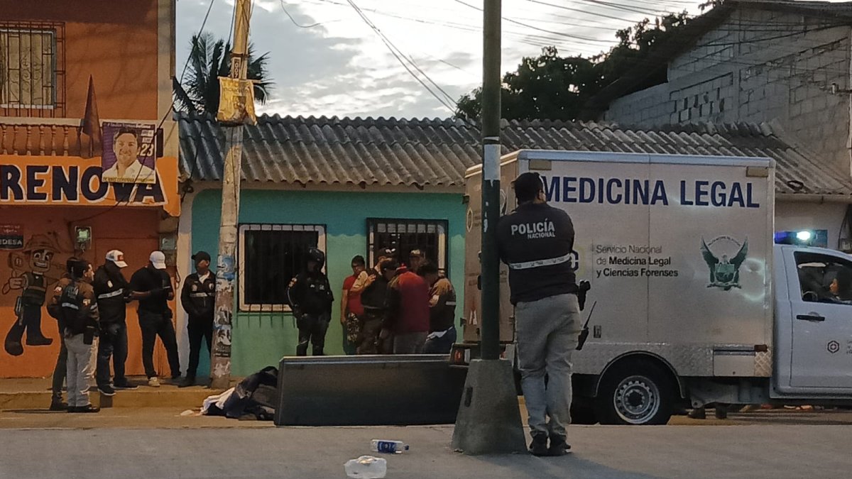 El crimen se produjo en la parte céntrica de la parroquia Muey
