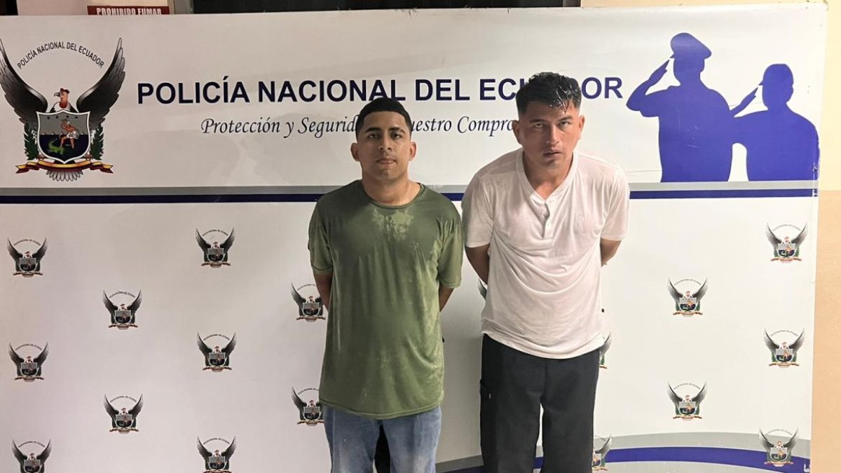 Los dos detenidos registran antecedentes penales, de acuerdo al sistema de la Función Judicial.