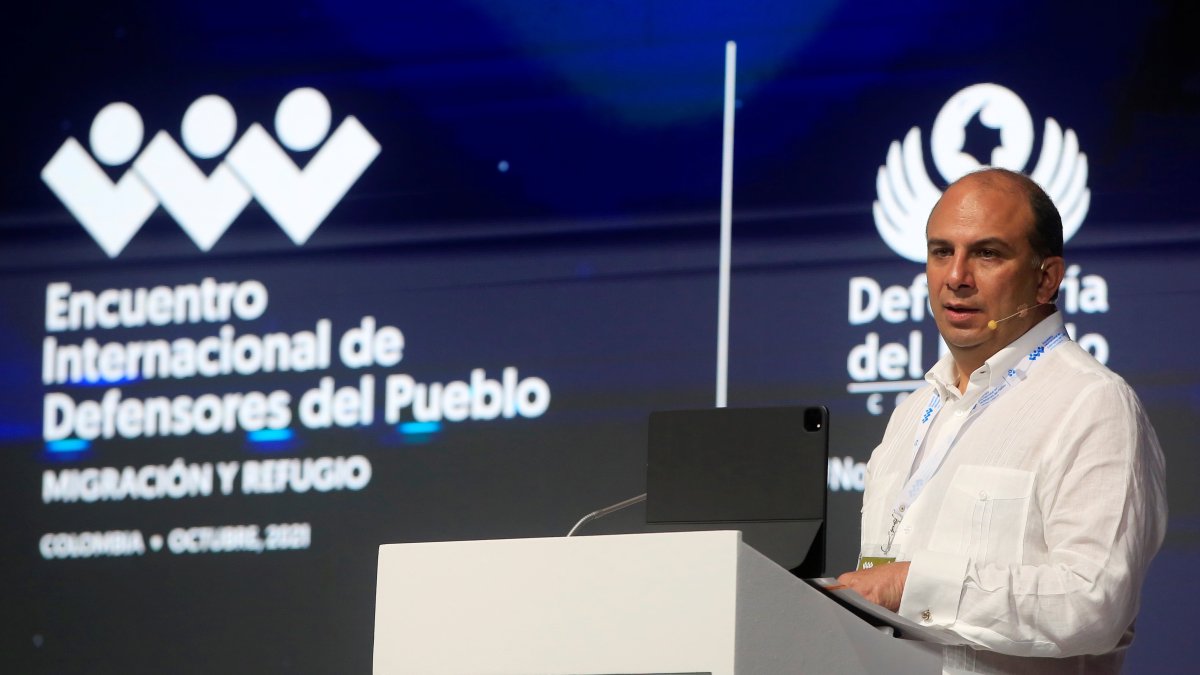 Foto de archivo del defensor del Pueblo de Colombia, Carlos Camargo. EFE/ Ricardo Maldonado Rozo