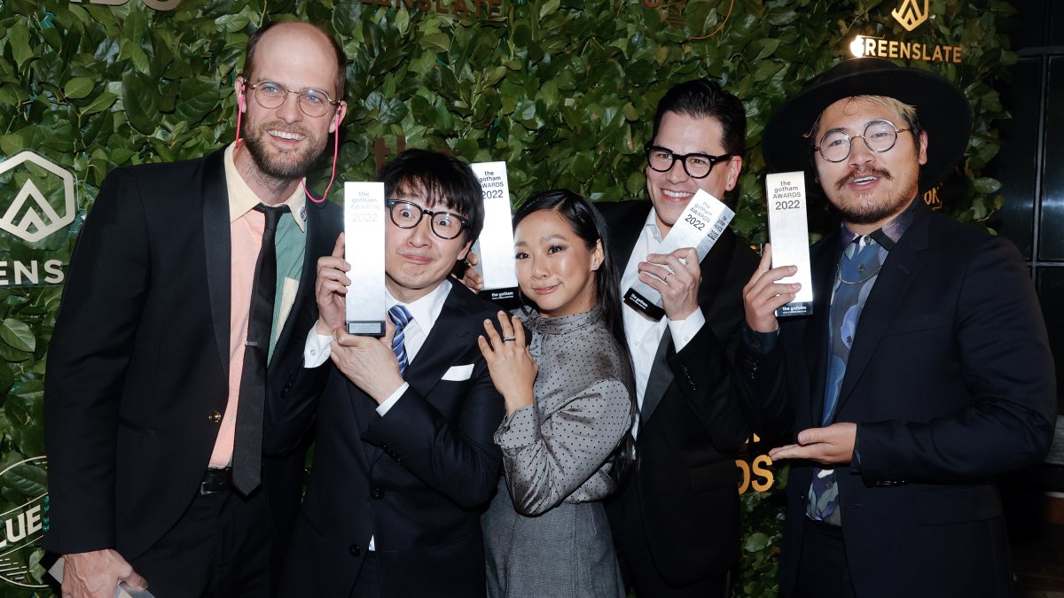 Integrantes del reparto del filme 'Everything Everywhere All At Once', en una fotografía de archivo.