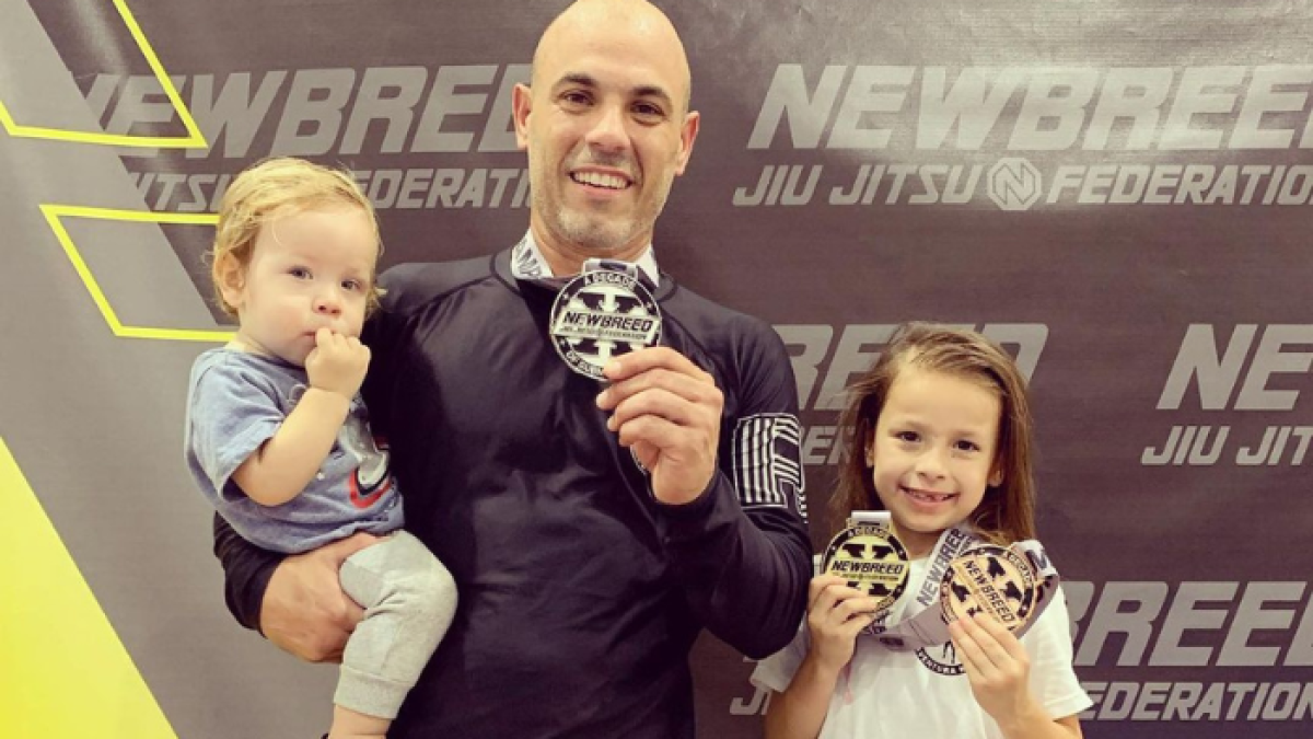 Un negocio familiar. Lucía y su padre Dani Acosta compitieron y consiguieron medallas en sus respectivas categorías.