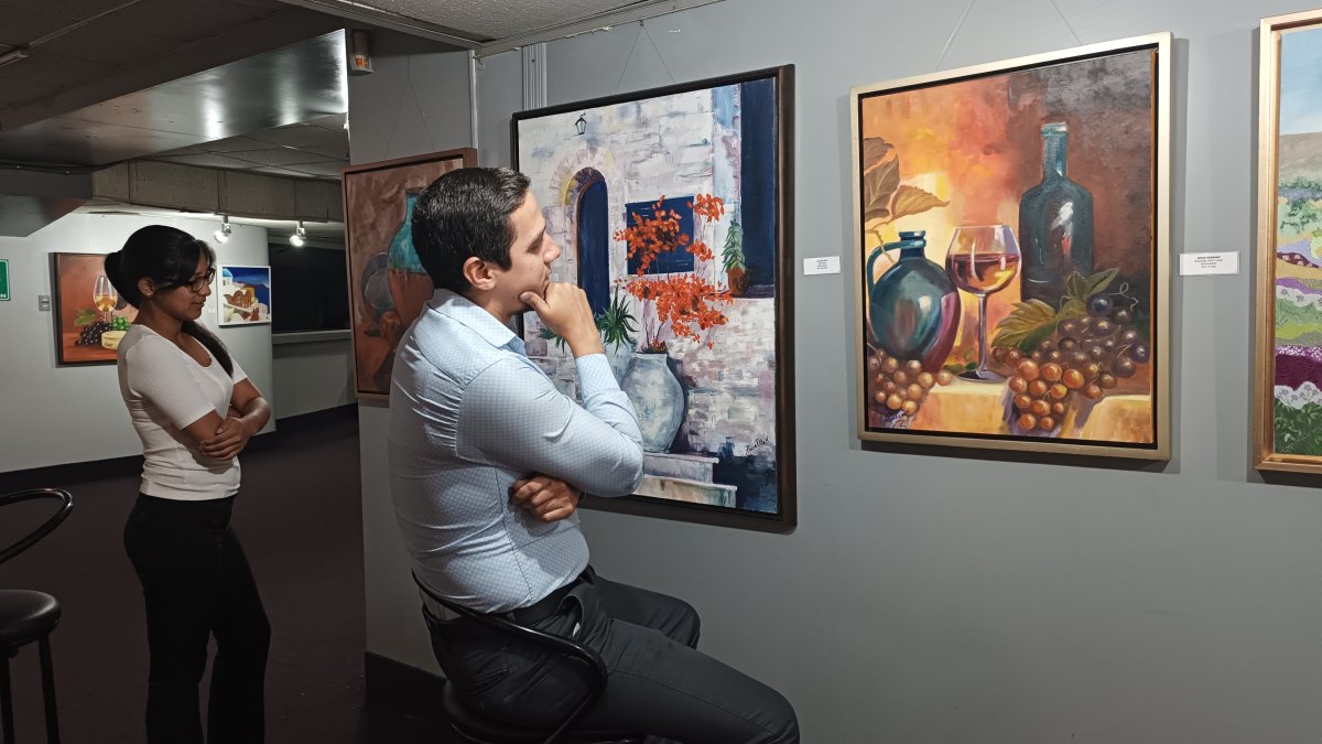 Arte. La muestra se desarrolla en las instalaciones del Teatro Centro de Arte.