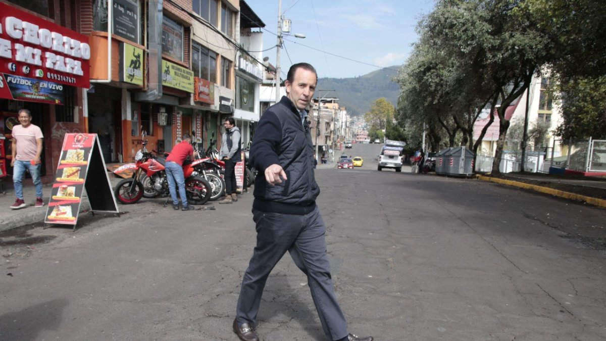 Patricio Alarcón anunció su candidatura a la Alcaldía de Quito por el Partido Social Cristiano en agosto de 2022.