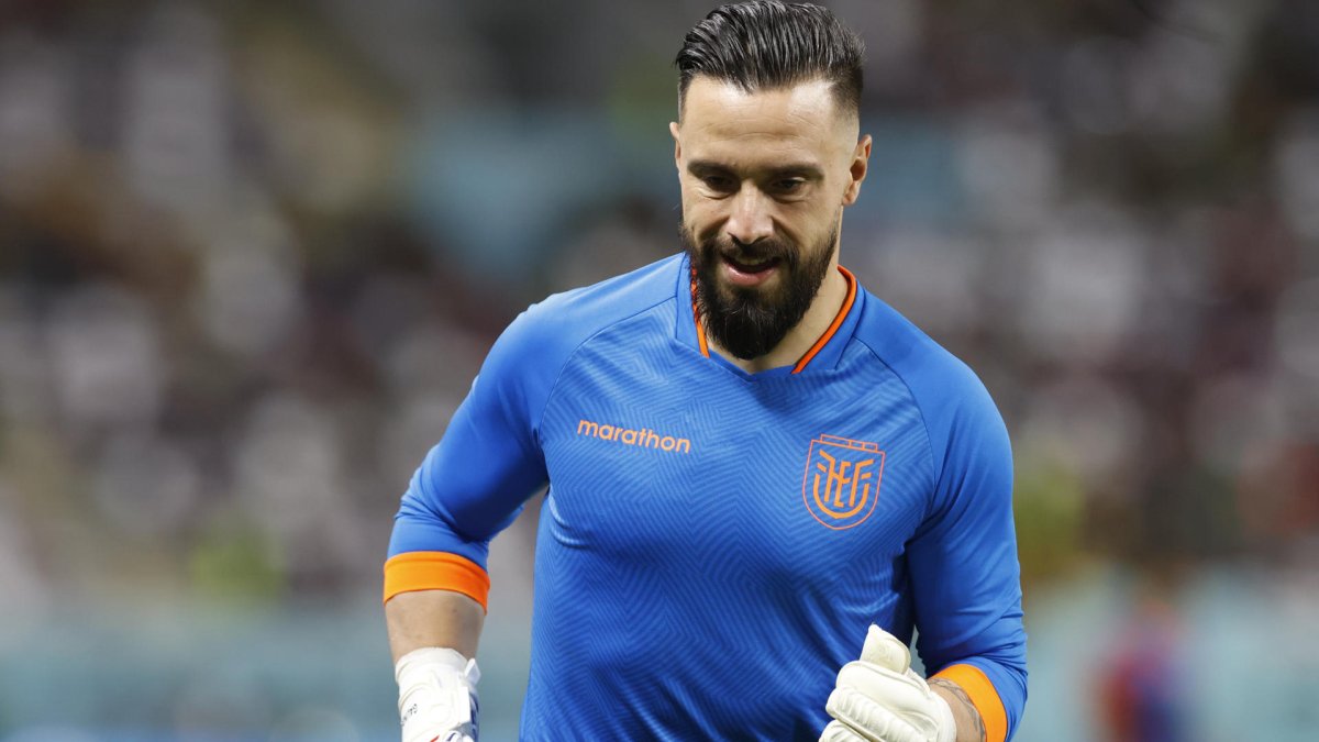 Hernán Galíndez, portero de Ecuador, en una fotografía de archivo.