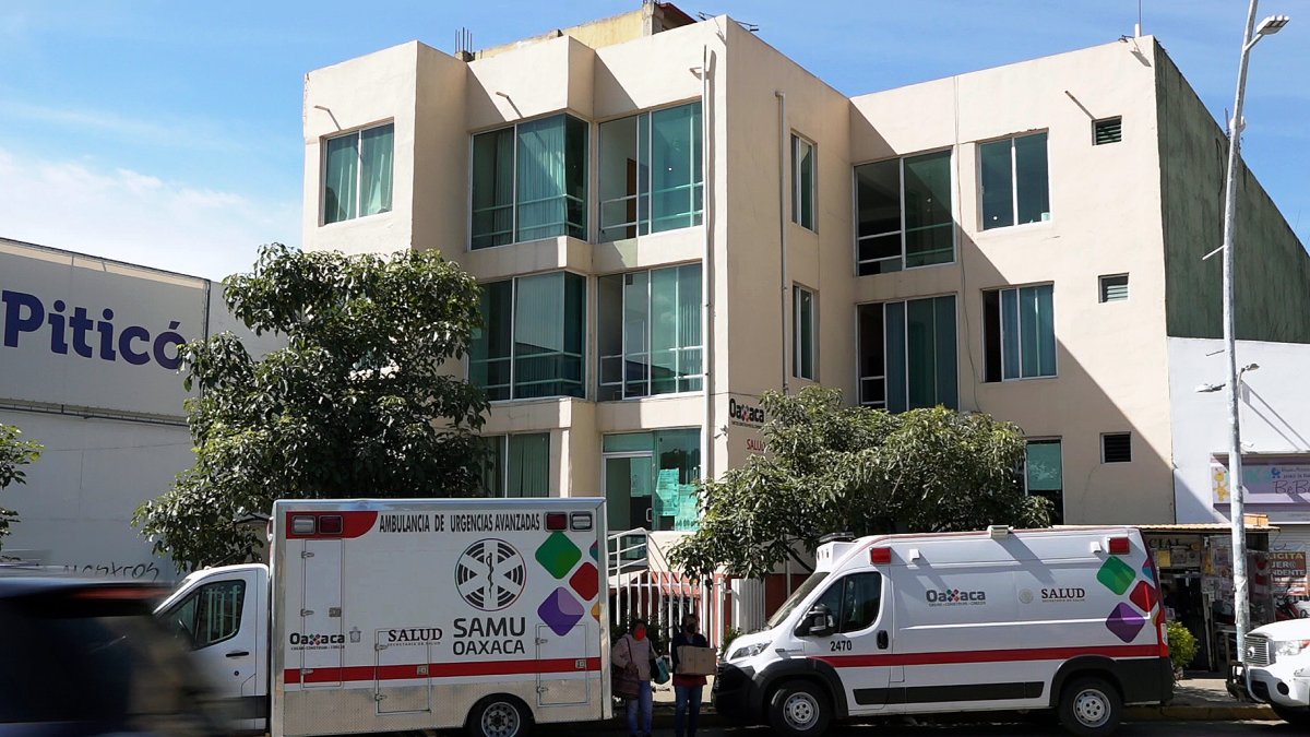 Vista general de la fachada del Hospital General “Doctor Aurelio Valdivieso” hoy , en la ciudad de Oaxaca (México).