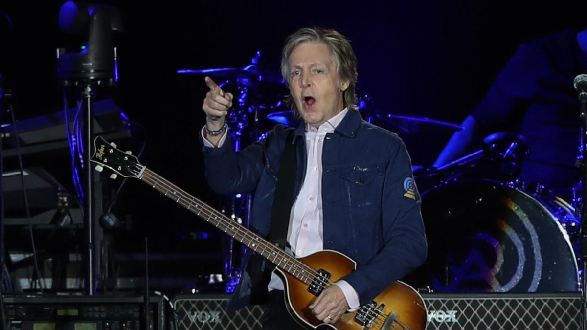 Paul McCartney durante un concierto en marzo de 2019 en Santiago (Chile).