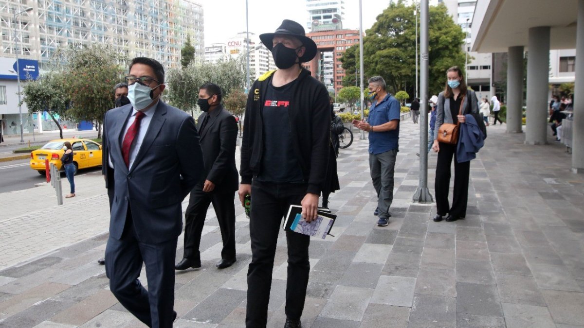 Defensa. Carlos Soria es el abogado de Ola Bini quien fue detenido en abril de 2019.