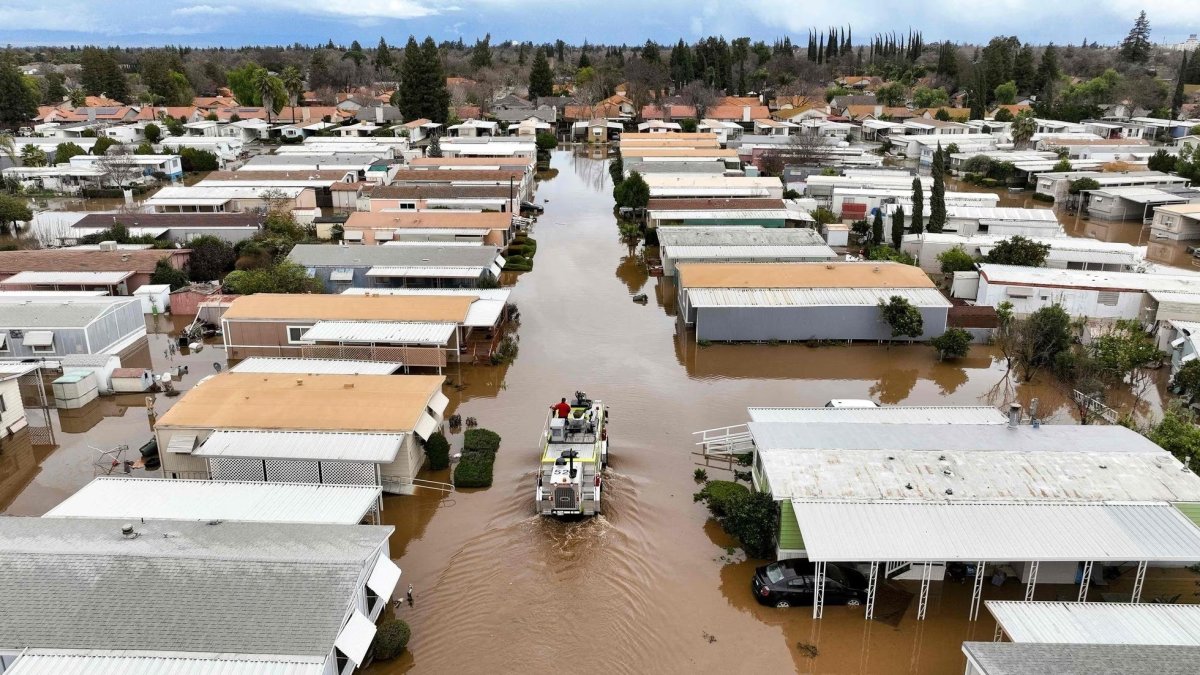 Merced, una de las poblaciones californianas que a fines del año pasado e inicio de este 2023, enfrentó severas inundaciones tras varios días de lluvias intensas.