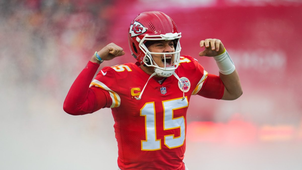 Patrick Mahomes, mariscal de los Chiefs, viene de una lesión.
