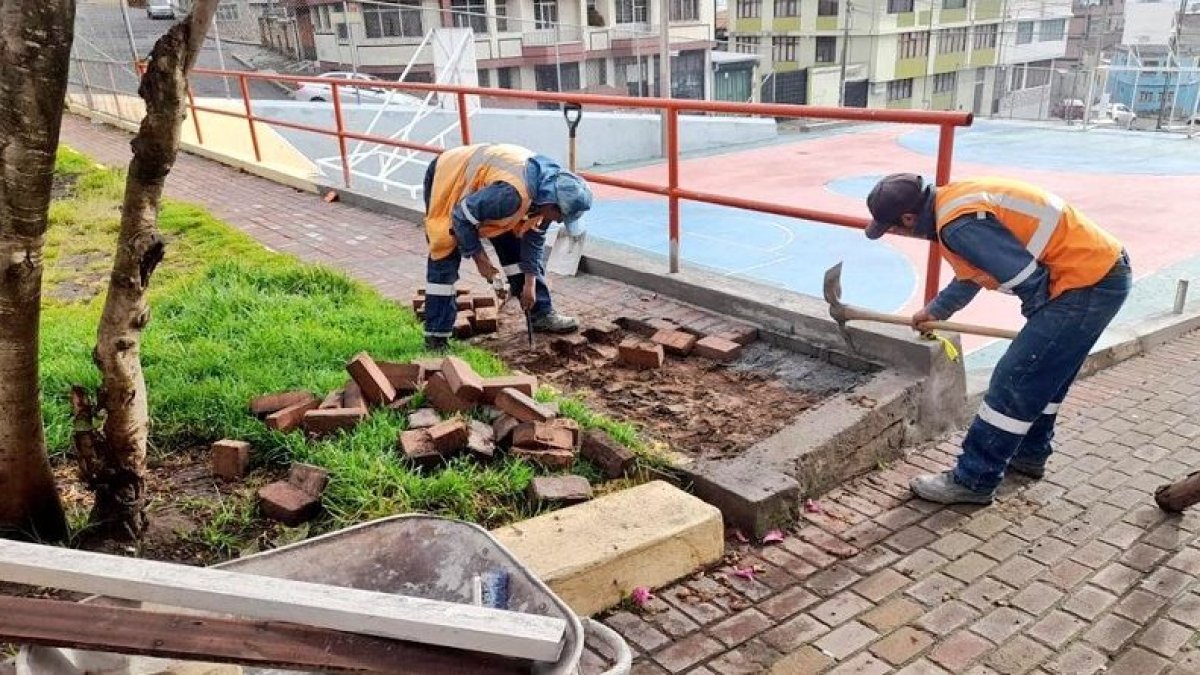 Obra. Durante un año no han parado los trabajos de reconstrucción.