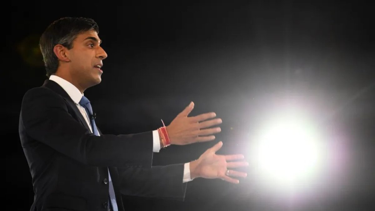 El primer ministro británico, Rishi Sunak.