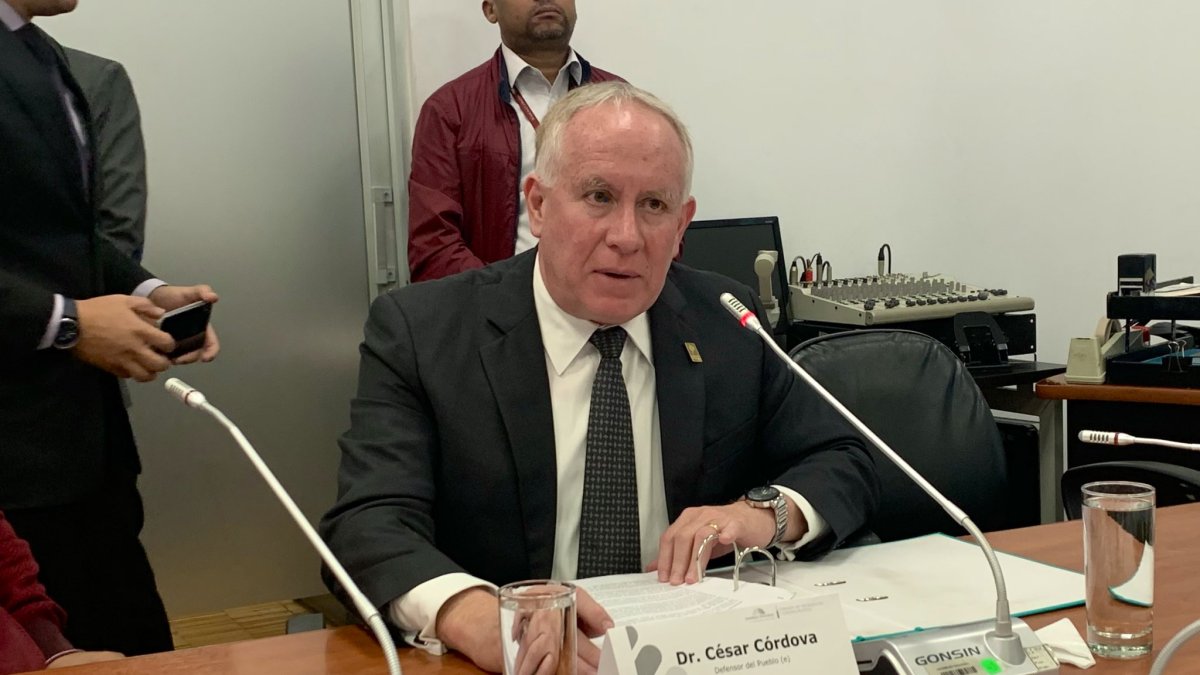 Autoridad. El defensor del Pueblo encargado es César Córdova.