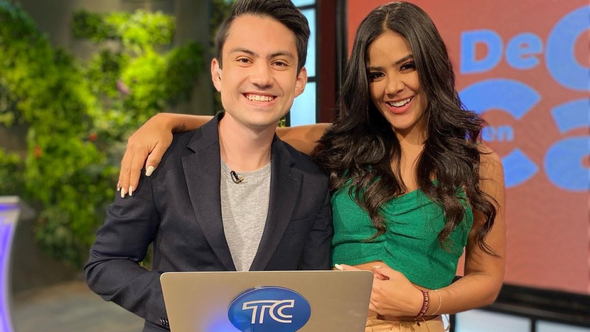 Michela con Daniel Merlo.