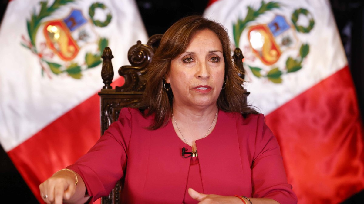 Los manifestantes peruanos piden la salida de la presidenta Dian Bouarte