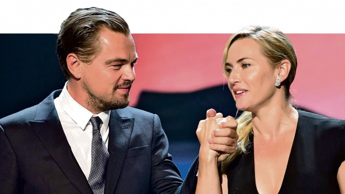 Leonardo Di Caprio y Kate Winslet.