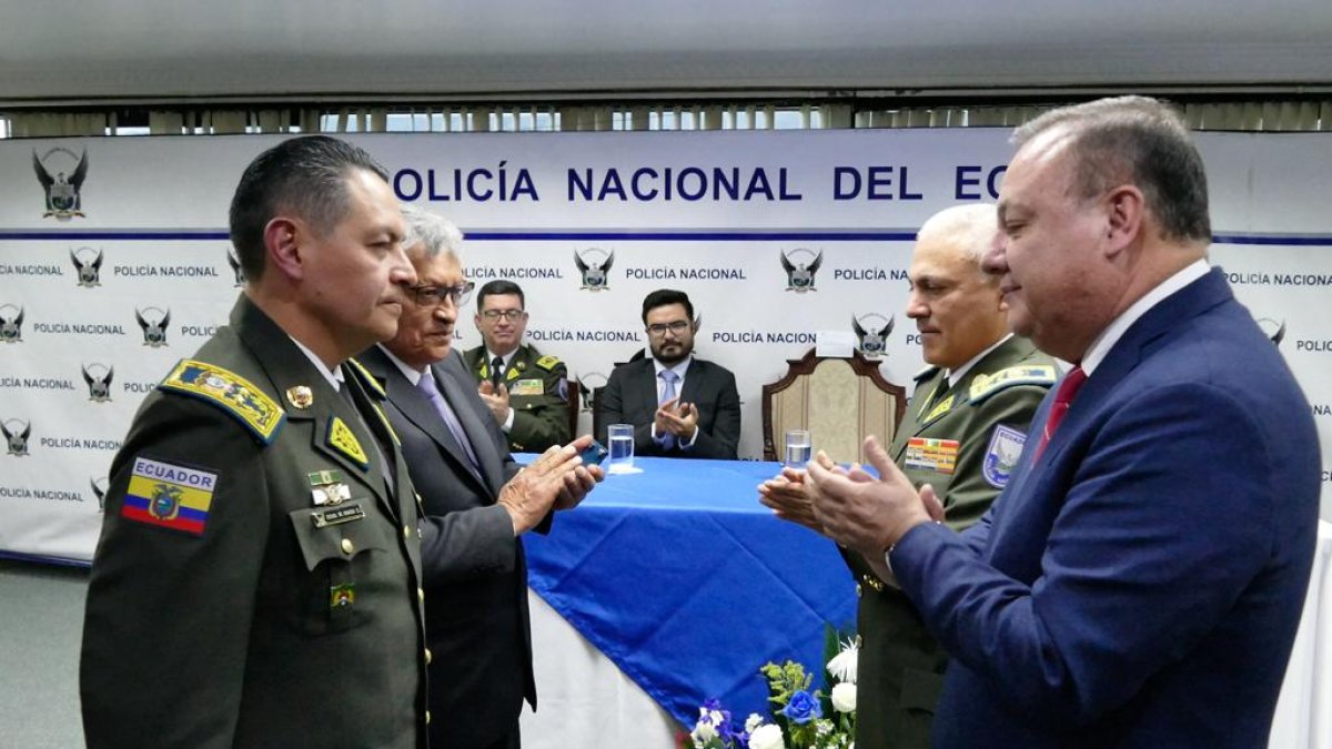 A la cabeza de la cúpula policial se encuentra el comandante Fausto Salinas.