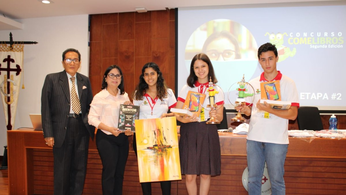 Los tres ganadores del concurso.