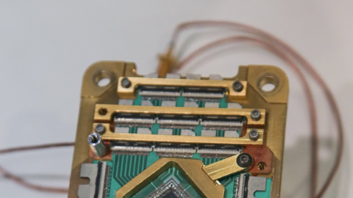 Chip de una computadora cuántica