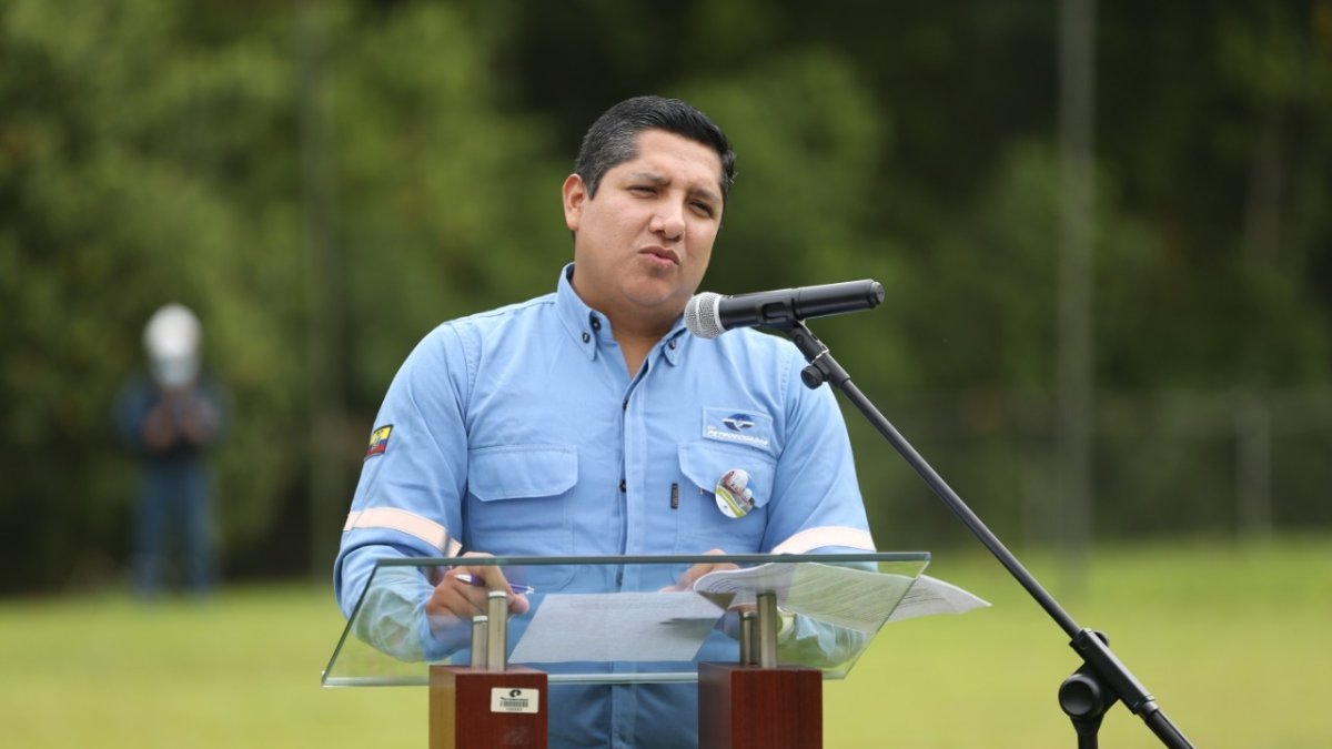 Hugo Aguiar asumió la gerencia general de la estatal petrolera, Petroecuador, en agosto de 2022.