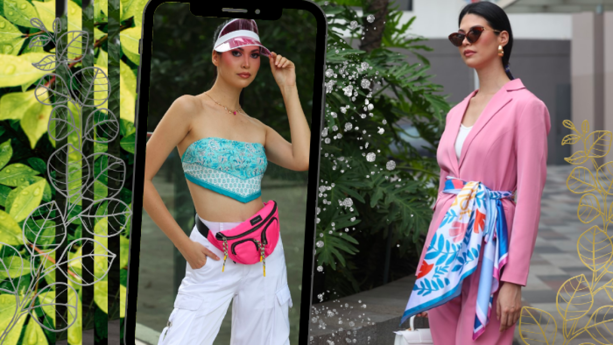 Para días calurosos, convierte tu pañuelo en top. También puedes adecuarlo para tus outfits de oficina.