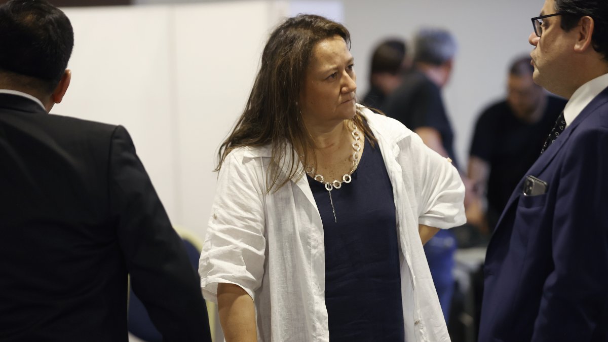 La ministra en visita para Causas de Derechos Humanos, Paola Plaza, participa en la reunión del tercer panel de expertos en el marco de la investigación por la muerte del poeta Pablo Neruda EFE/ 