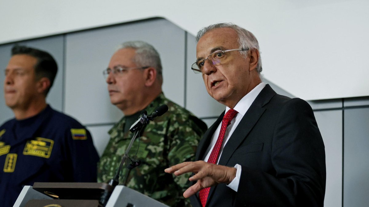 Iván Velásquez, ministro de Defensa de Colombia.