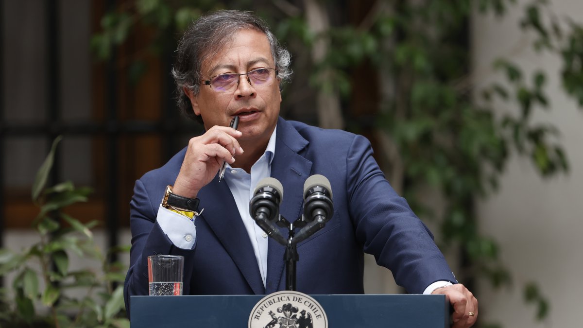 El presidente de Colombia, Gustavo Petro, en una fotografía de archivo. EFE/ Elvis González