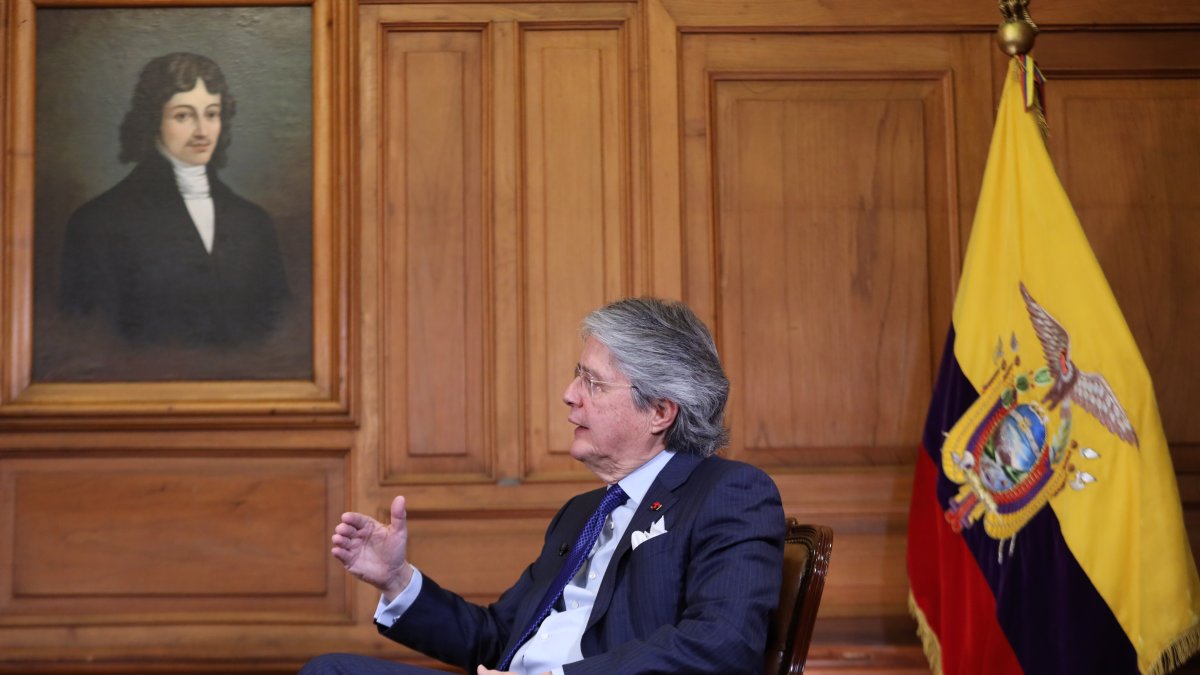 El presidente Guillermo Lasso en una foto de archivo.