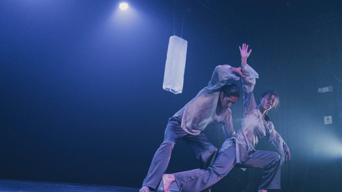 Previa. Dos de los bailarines que subirán a escena desde el jueves.