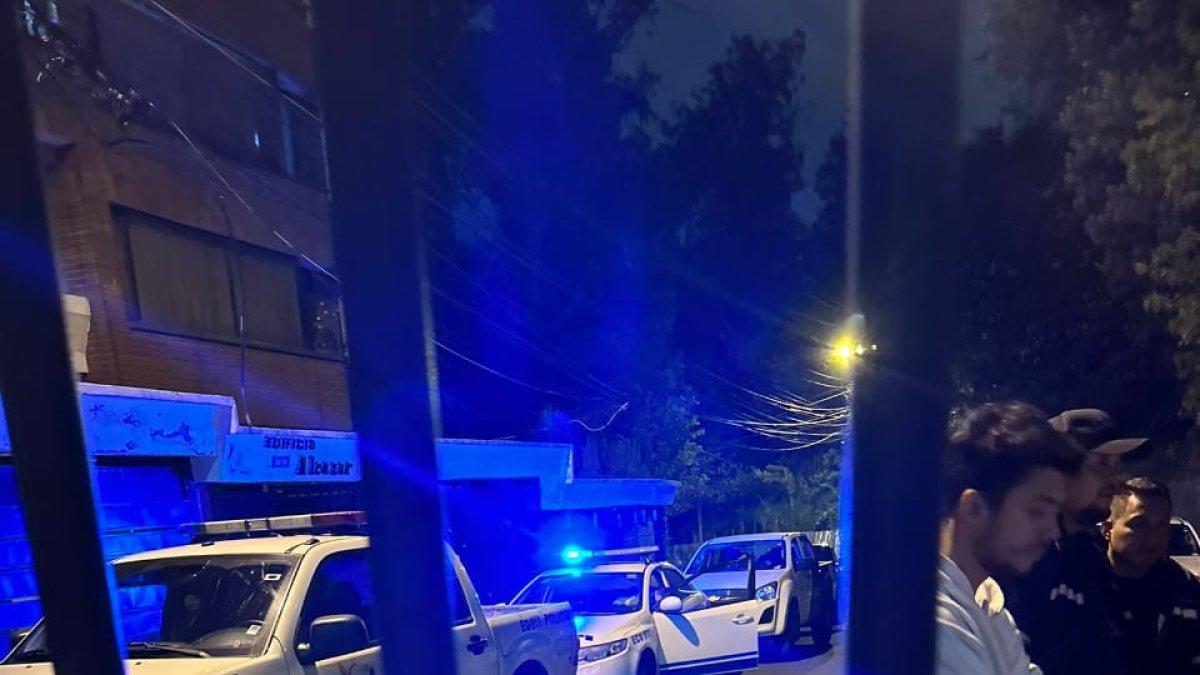 Personal policial se hizo presente en el sitio luego del crimen