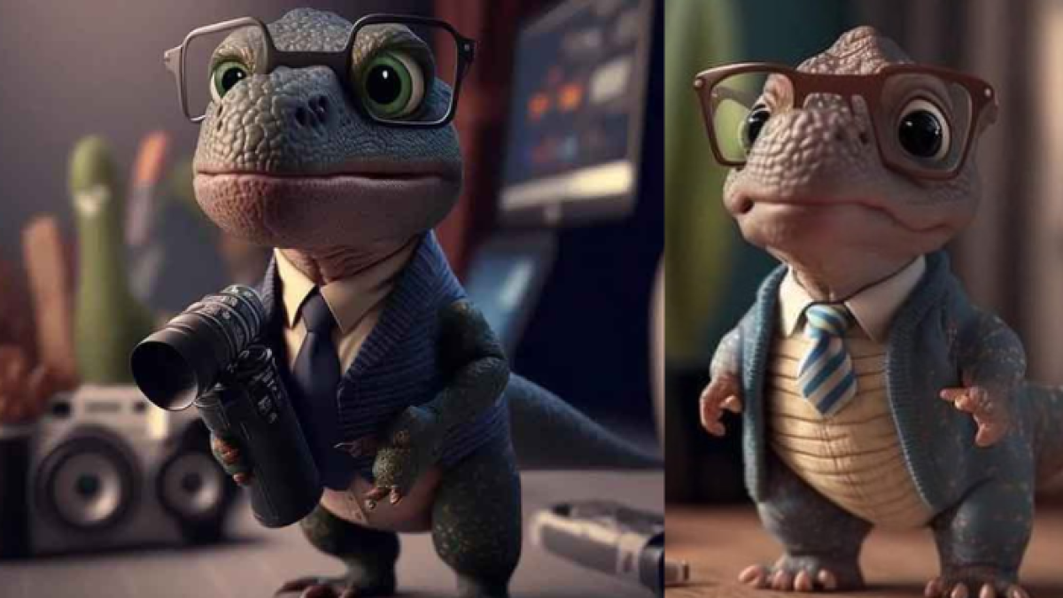 Las figuras de dinosaurios disfrazados de diferentes profesionales han tomado auge.