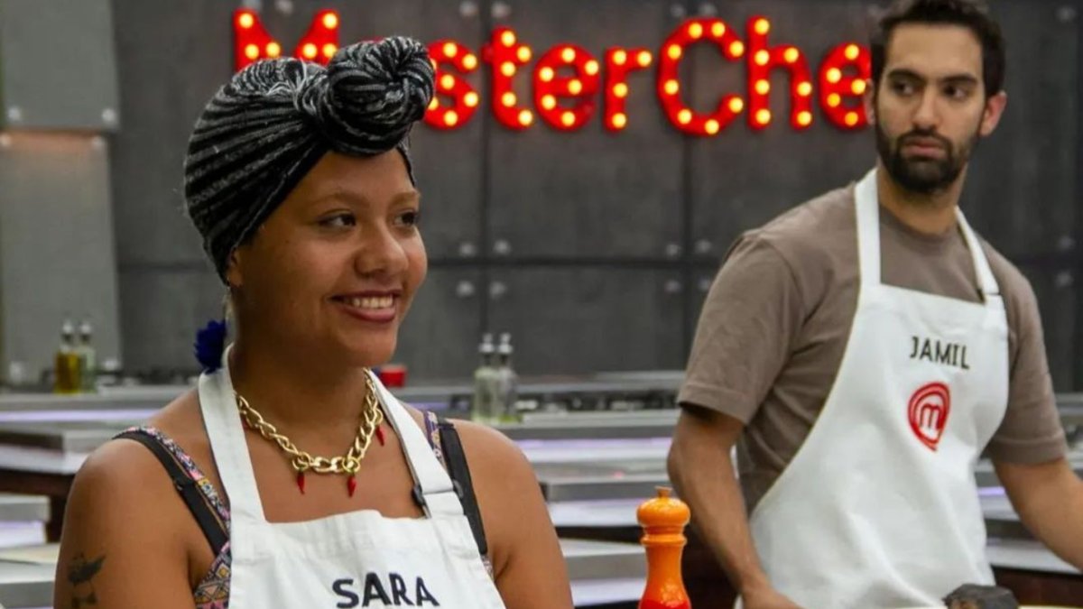 Sara y Jamil en MasterChef