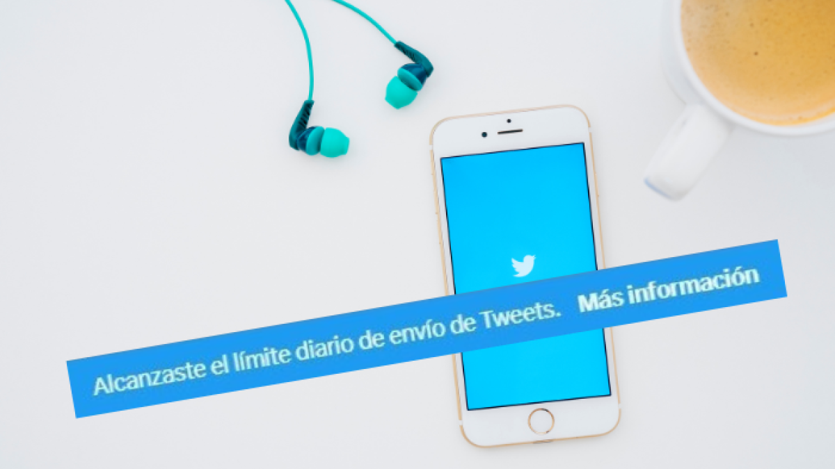 El error que reporta Twitter.