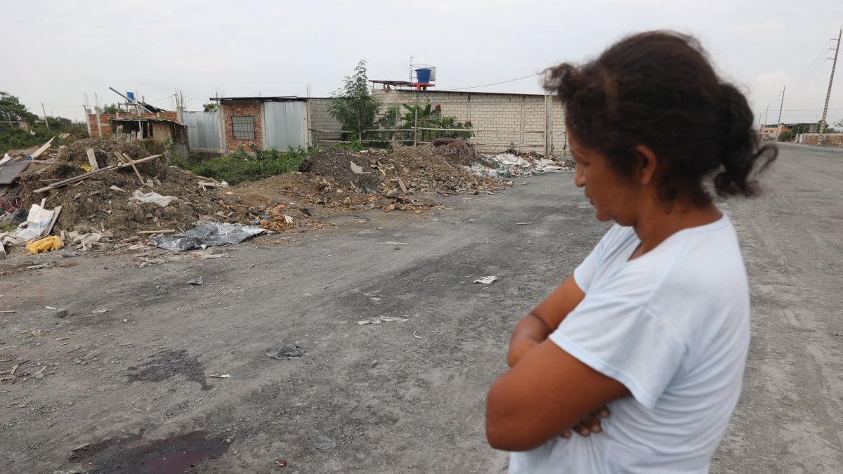 Durán. En esta calle de tercer orden, fue hallado el cuerpo de la mujer.