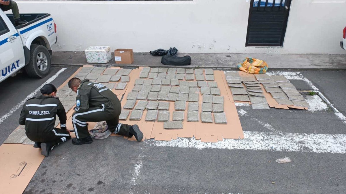 Ambato. Droga y armas incautaron los policías durante operativo, que también liberó a dos secuestrados.