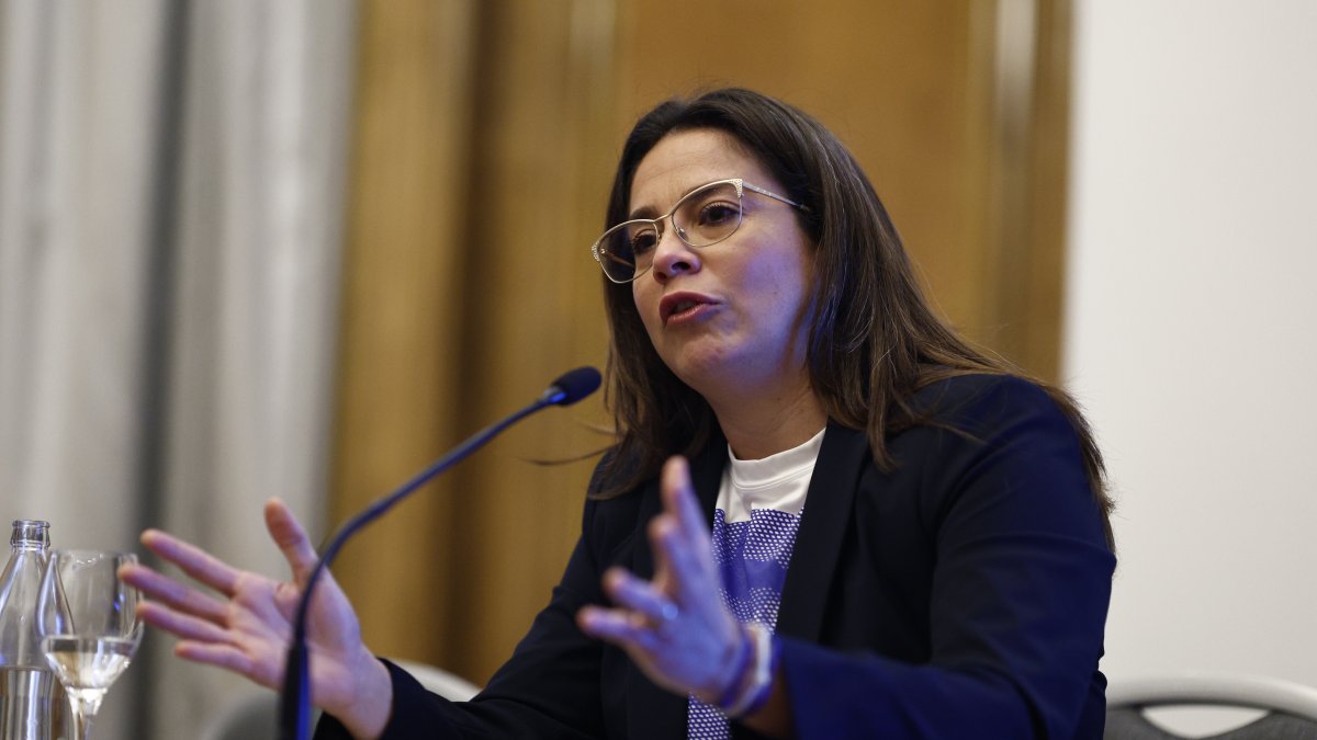 La defensora de los Derechos Humanos Berta Valle, esposa del opositor nicaragüense encarcelado Félix Maradiaga, en una fotografía de archivo.