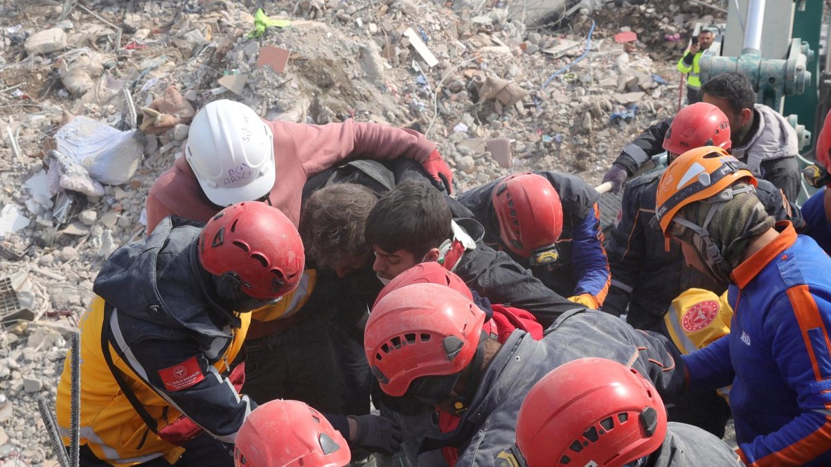 Referencial de los rescates en Turquía.