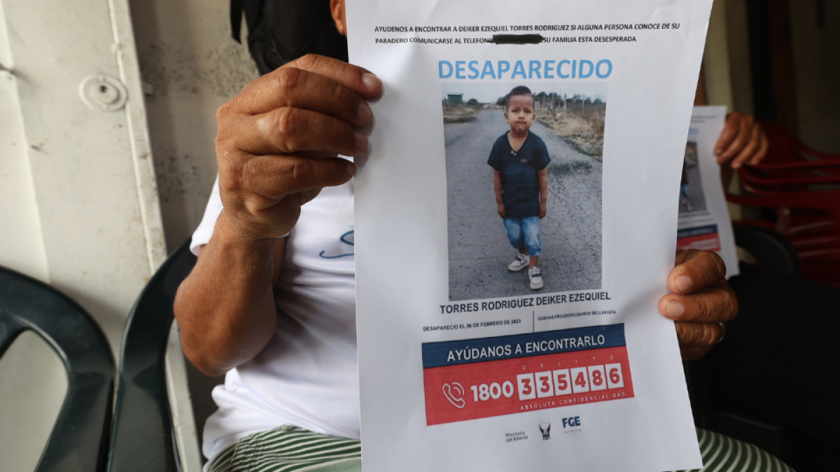 Deiker Ezequiel está desaparecido y se levantó una alerta Emilia para encontrarlo.