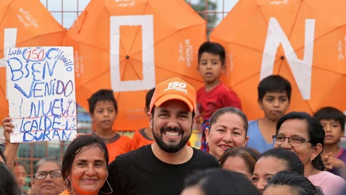 Luis Chonillo, candidato de la lista 150, superó a Alexandra Arce, aspirante a la Alcaldía por el correísmo.