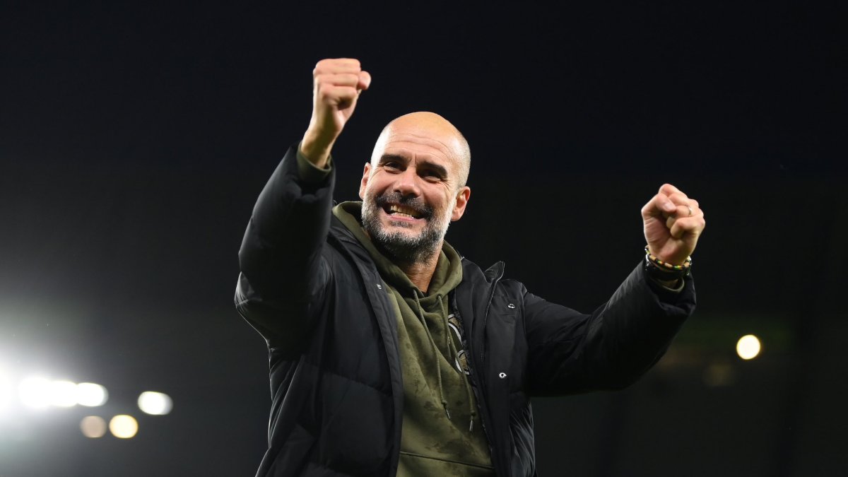 Pep Guardiola, técnico del Manchester City inglés.