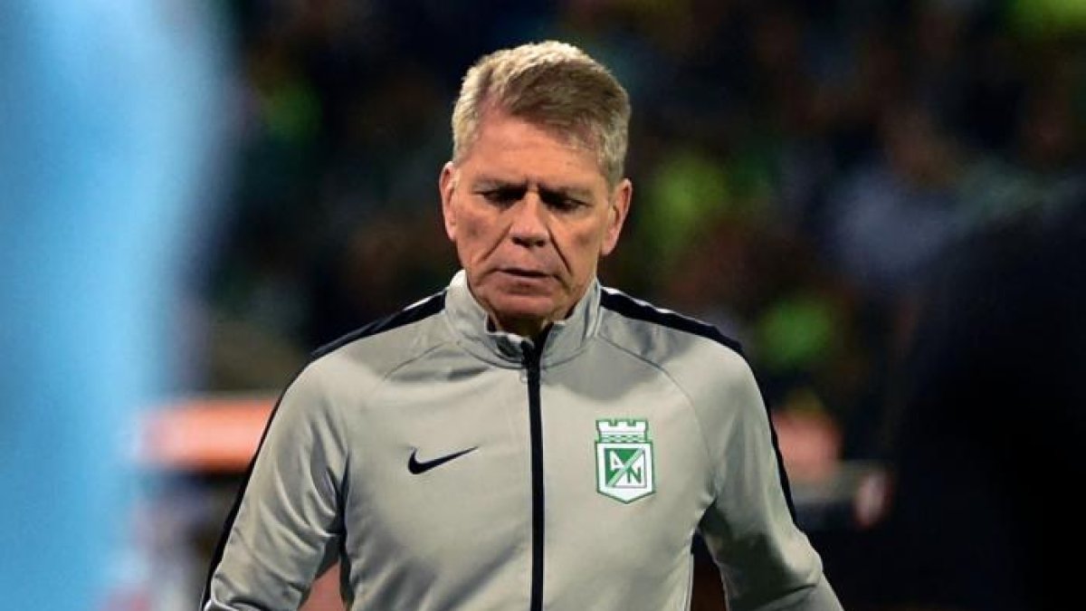 Pablo Autouri, estratega brasileño que dirige en el Atlético Nacional.