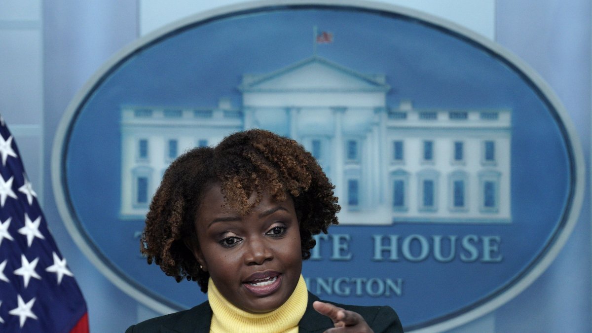 La portavoz de la Casa Blanca, Karine Jean-Pierre, en una fotografía de archivo.