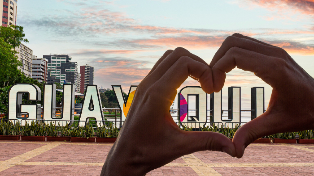 Referencial de amor en Guayaquil.