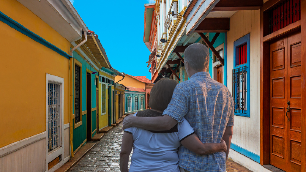 Referencial de una pareja en Guayaquil.