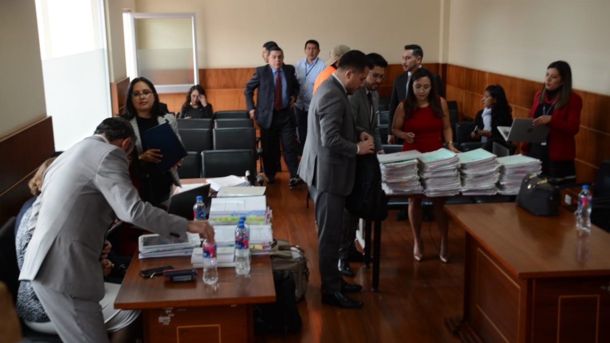 Diligencia. En la Unidad Judicial de Carcelén se instaló la audiencia preparatoria de juicio.