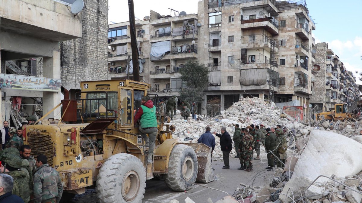 Vista de los destrozos ocasionados por un terremoto en Alepo (Siria), en una fotografía de archivo.