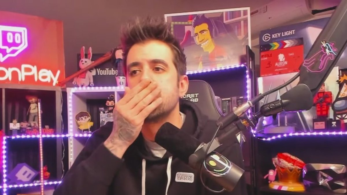 Captura del video que Auronplay ha publicado en su canal secundario de YouTube.