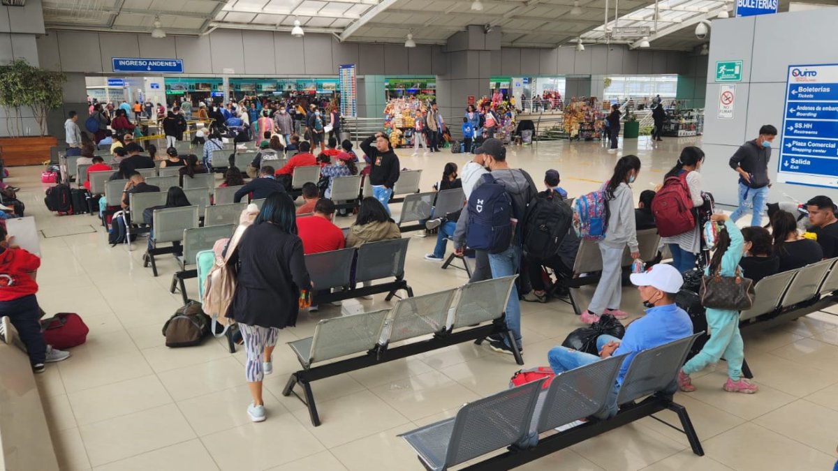 Masiva. La salida de Quito a otros destinos será considerable, según las autoridades.