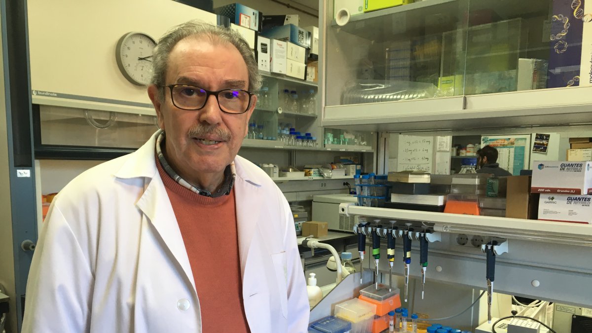 Madrid. Vicente Larraga, el investigador detrás de la nueva vacuna.