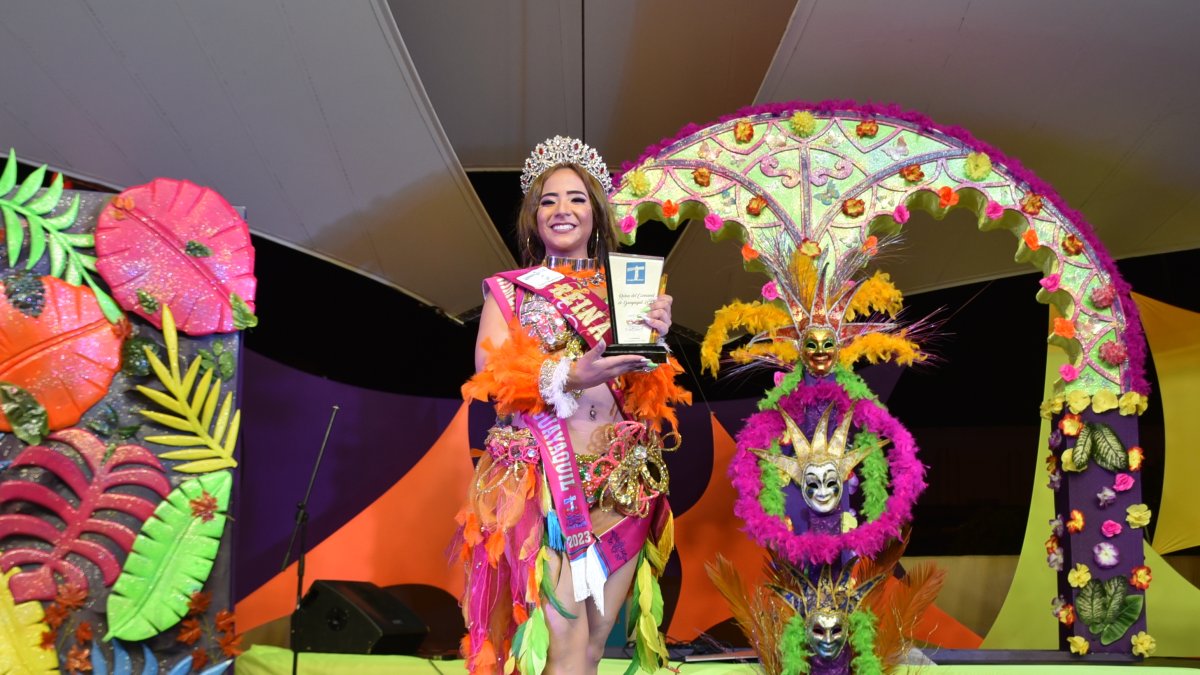 Ganadora. Johanna Martillo, de 19 años, y habitante de Guasmo Sur.